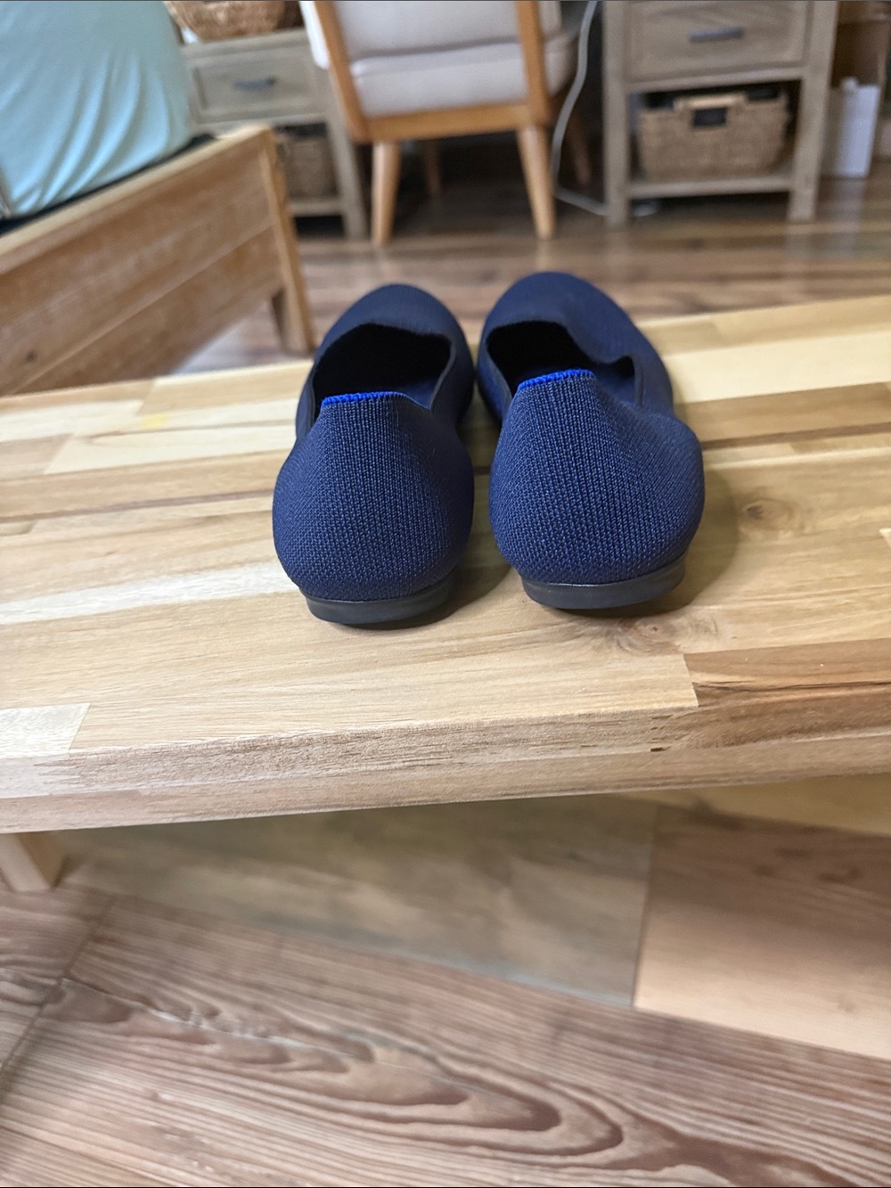 Rothy's Navy Blue Knit Flats - Picture 3 of 3